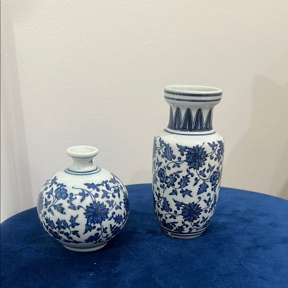 Timeless Vase set blue and white chinoiserie - Picture 2 of 6